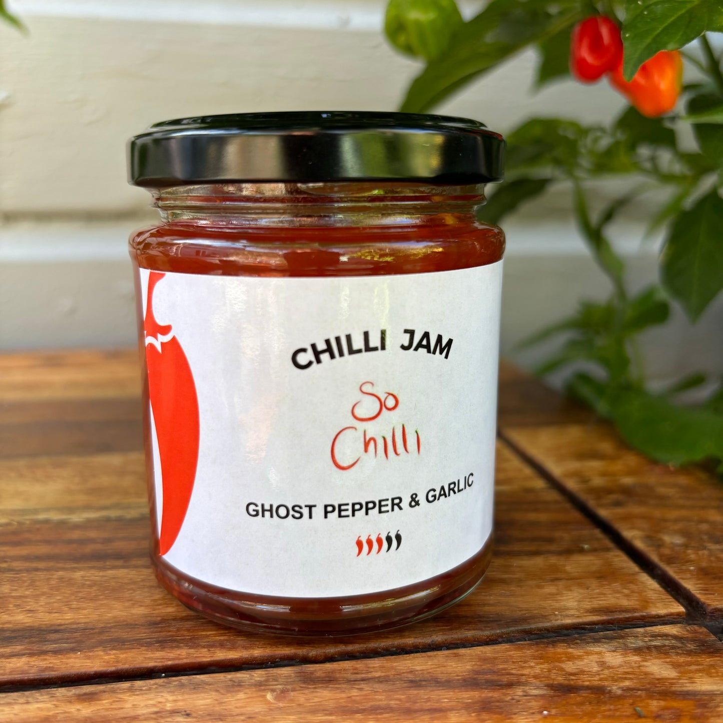 🌶️🌶️ Ghost Pepper & Garlic Chilli Jam