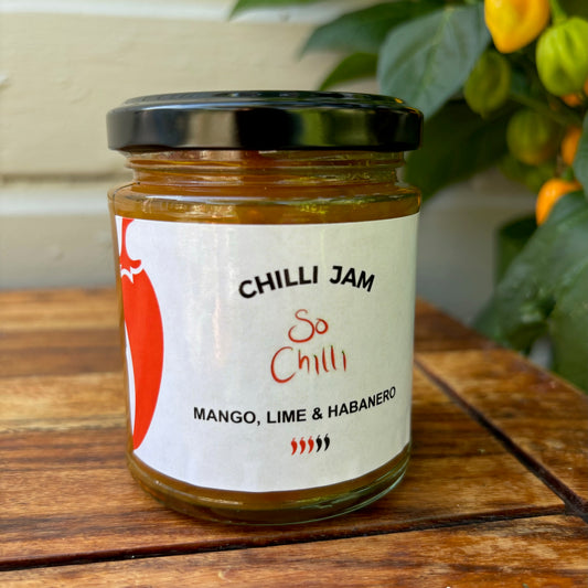 🌶️🌶️🌶️ Mango, Lime & Habanero Chilli Jam