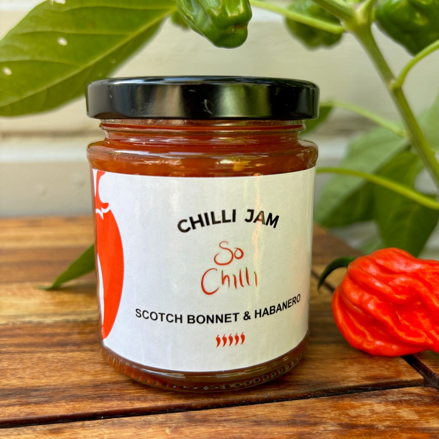 🌶️🌶️🌶️🌶️🌶️ Scotch Bonnet & Habanero Chilli Jam