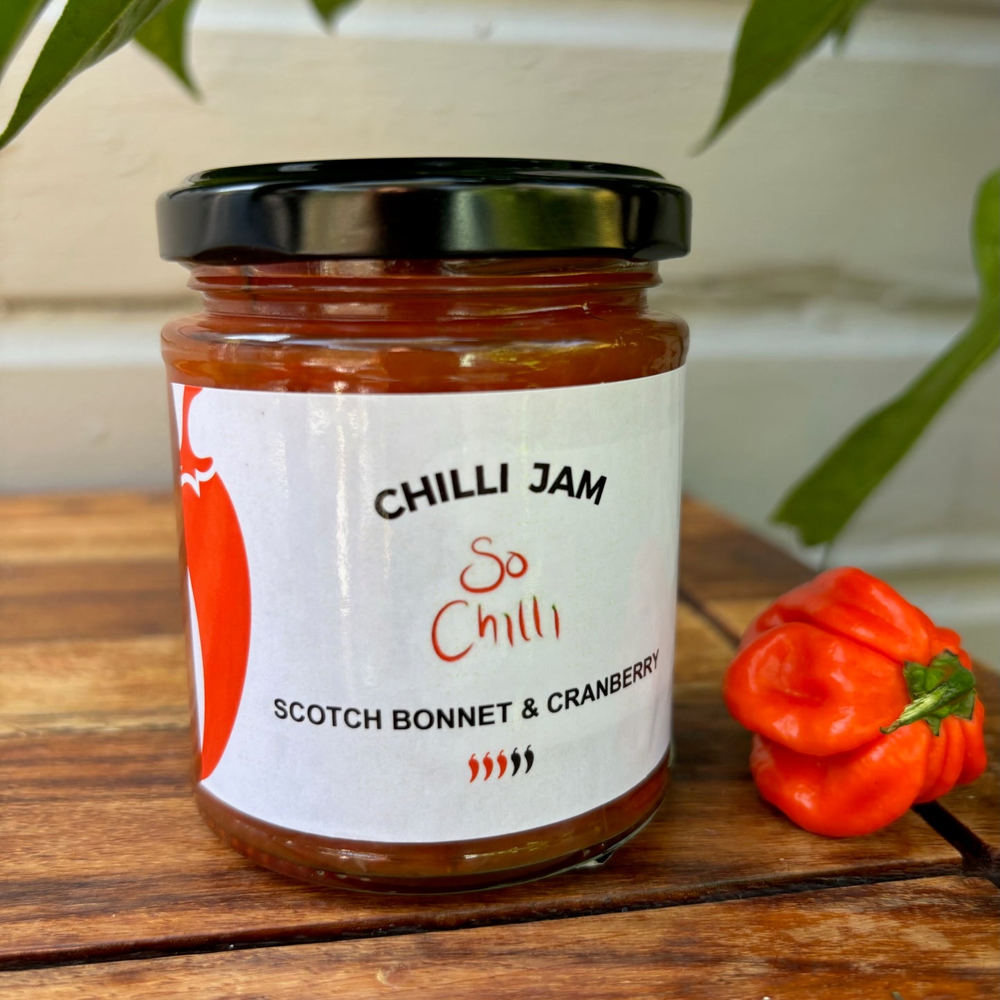 🌶️🌶️🌶️ Scotch Bonnet & Cranberry Chilli Jam