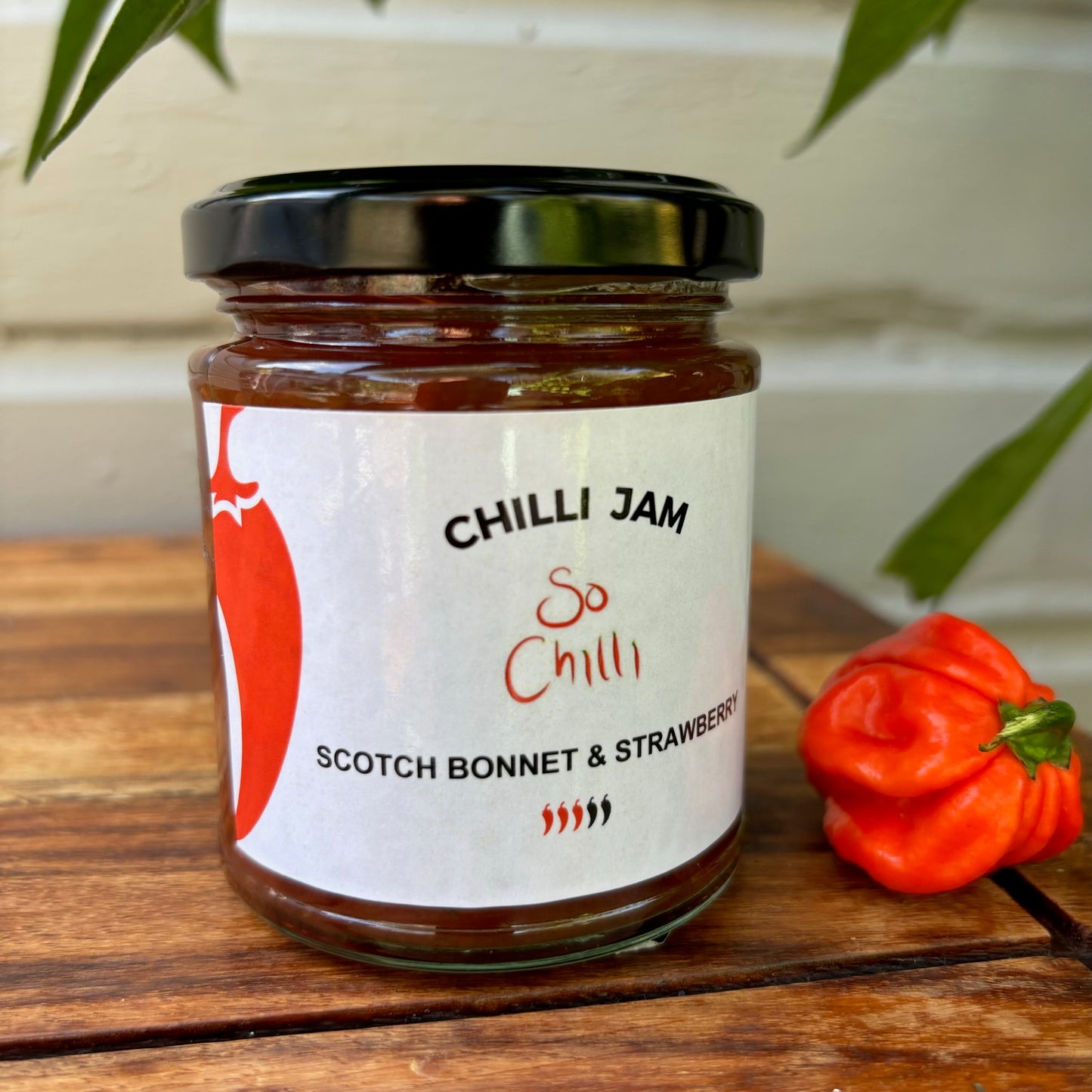 🌶️🌶️🌶️ Scotch Bonnet & Strawberry Chilli Jam