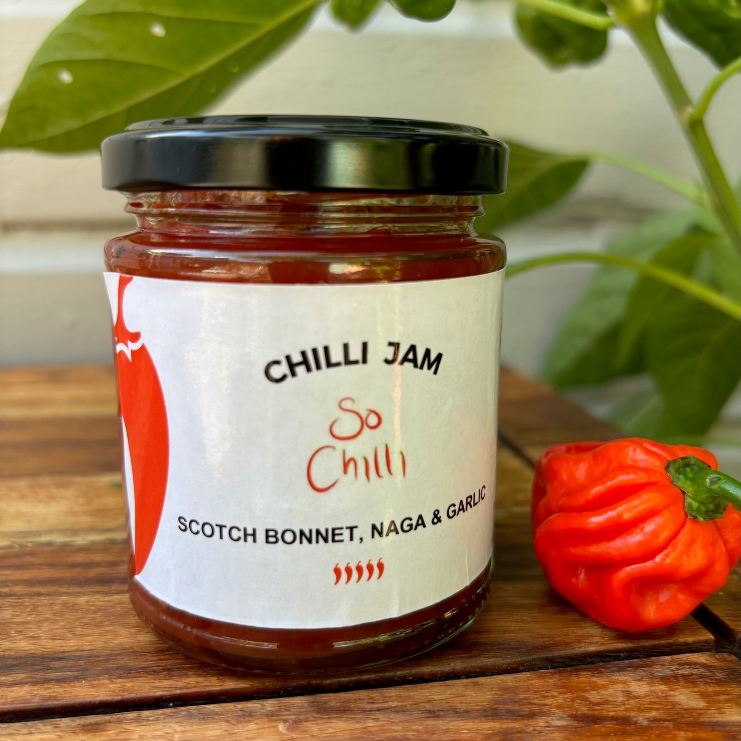 🌶️🌶️🌶️🌶️🌶️ Scotch Bonnet, Naga & Garlic Chilli Jam