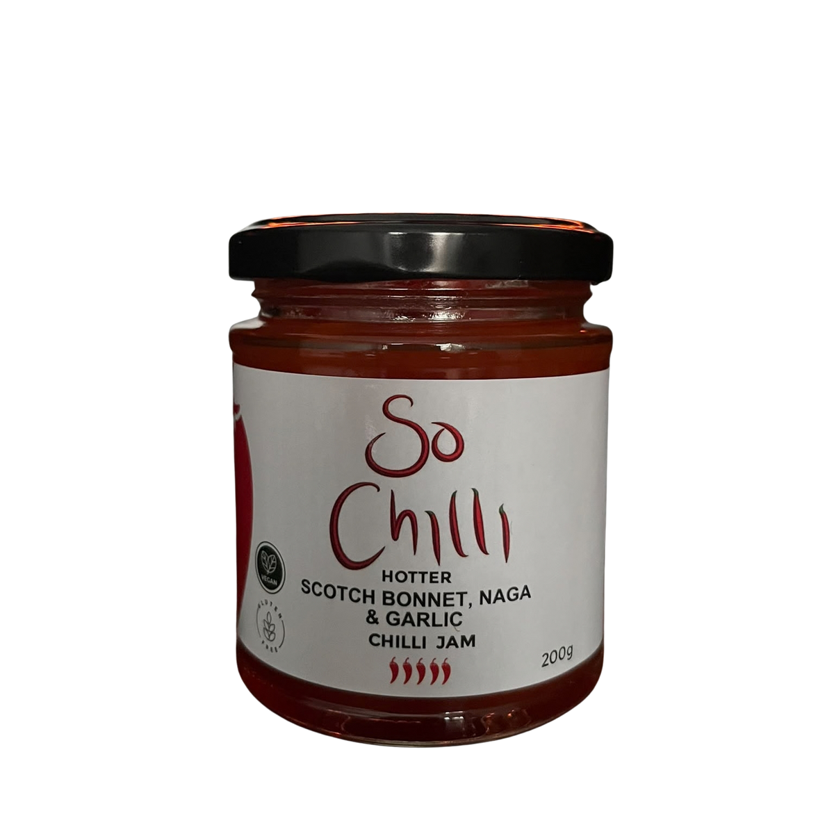 Hotter Scotch Bonnet, Naga & Garlic Chilli Jam